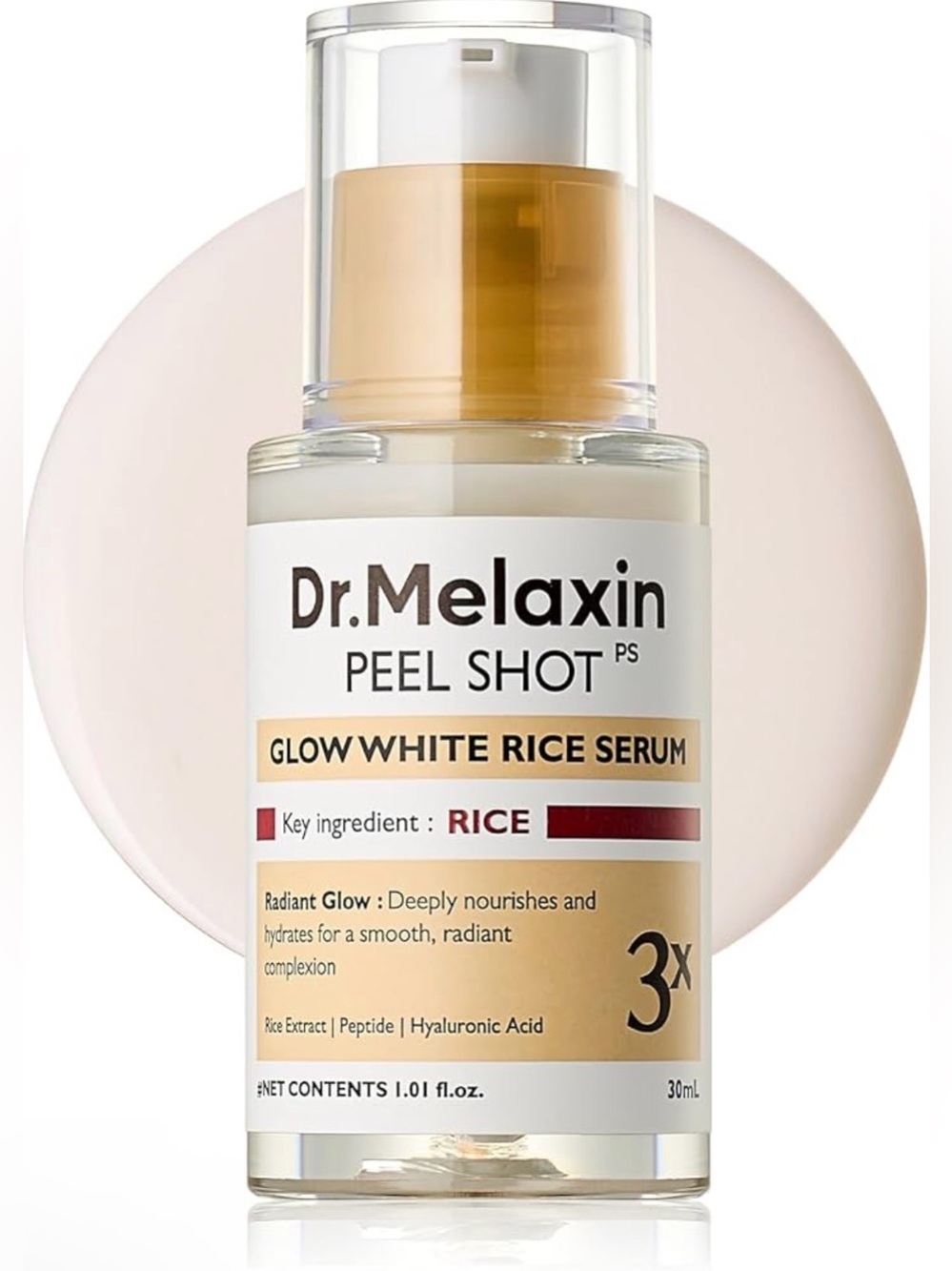 NIB Dr. Melaxin Peel Shot Glow Rice PDRN Serum 30ml Facial Skin Care